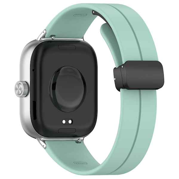 Teal Teal Magnetisk Spænde Silikonerem kompatibel med Xiaomi Mi Band 8 Pro