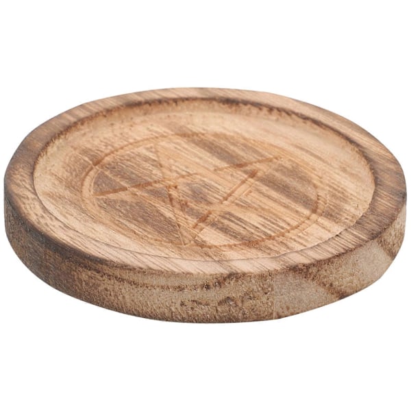 Rustikk Pentagram Alterplate Telysholder