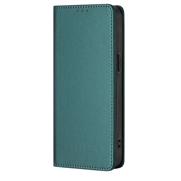 Etui til iPhone 14 grøn Mode klassisk business Magnetisk Flip