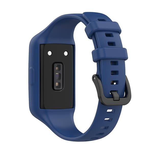 Navyblå Silikone Urrem kompatibel med Huawei Band 7