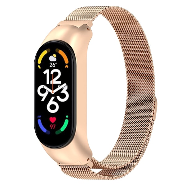 Armband i rostfritt stål kompatibelt med Xiaomi Mi Band 7 / 7nfc