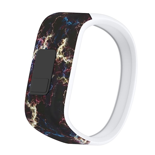 Gul Gul Gul Blixt Silikonarmband kompatibelt med Garmin Vivofit Jr, Stor