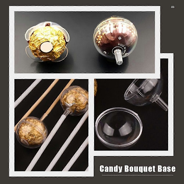 40 stk. Chokoladeholder Buket Blomst Slik Pakke Base Buket DIY Fikseringsbase