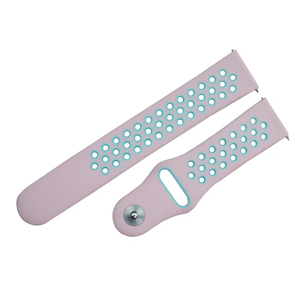 kompatibel med Fitbit Versa 3 tofarget silikonklokkereim