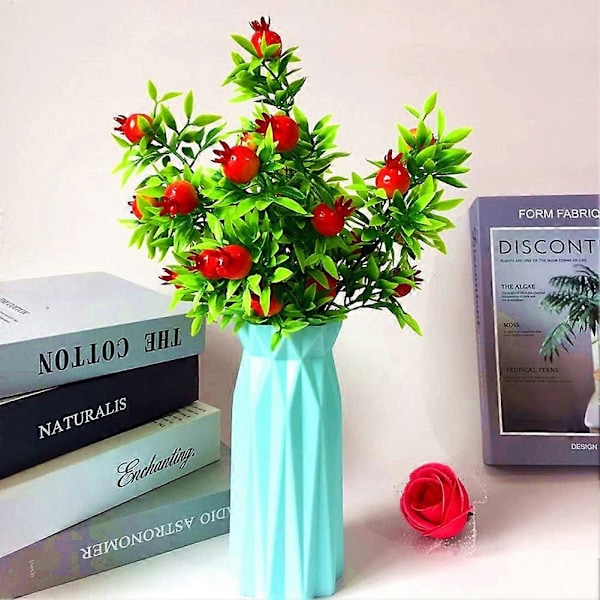 Geometrisk Origami Vas Blomsterarrangemang Kruka Behållare Hemmakontor Bordsdekoration Light Green