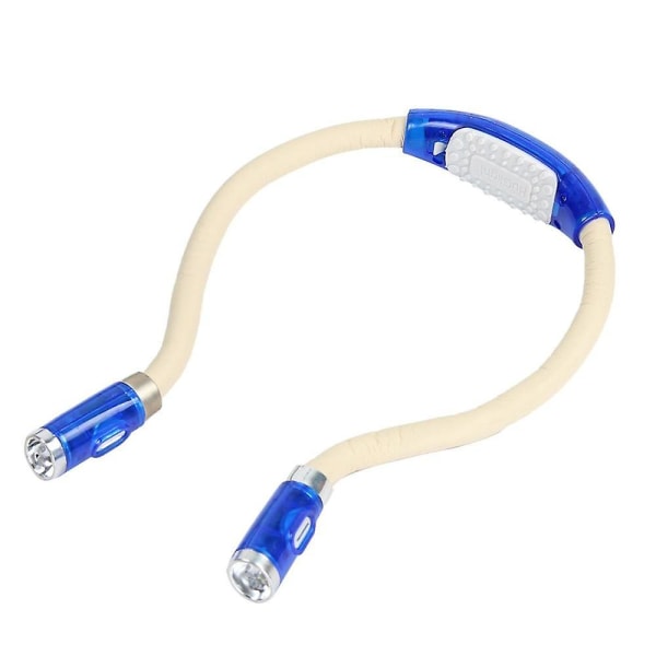 Flexibel H sfree-neckb ledlampa för bokläsning Blue