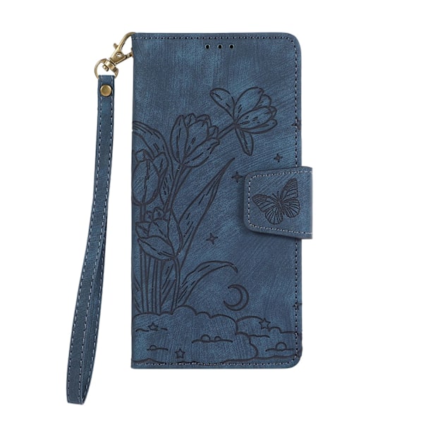 Kotelo iPhone 15PROMAX Navy Flip Strap -puhelimelle