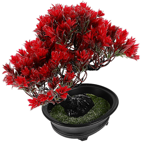 Kunstig Bonsai Fyrretræ Falsk Potteplante Skrivebord Fake Gæste-hilsen Fyr Bonsai