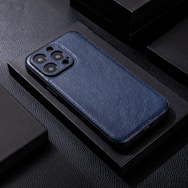 Etui til iPhone 16E (ikke til 16) Linse Detalje Læder Tekstur Noz26812