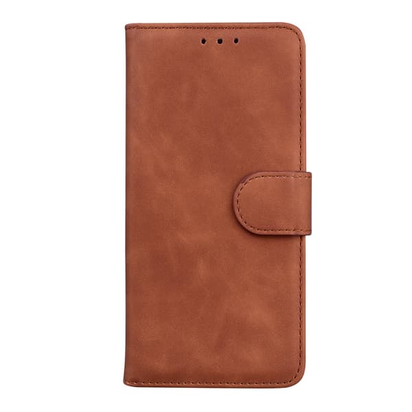 Etui til iPhone 13 6.1 Mørkebrun Flip Soft-Touch Stand