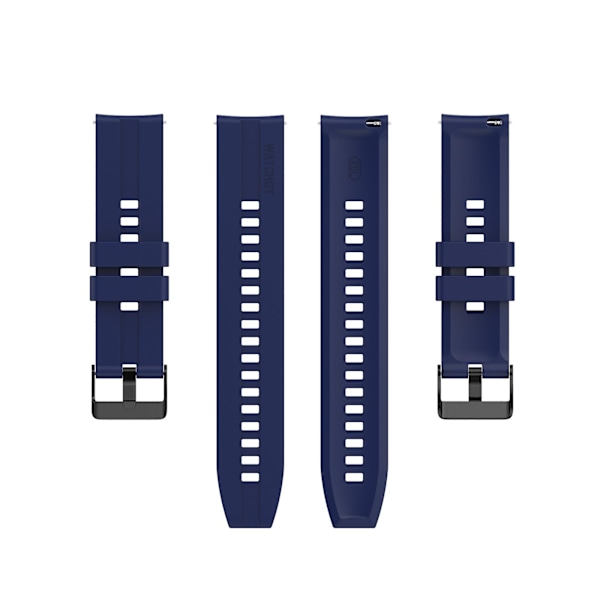 Midnattsblå Midnattsblå kompatibel med Huawei Watch Gt 2 42mm Armband med Svart Spänne med Svart Spänne