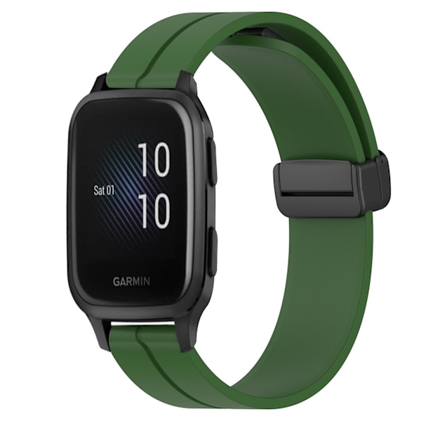 Armygrøn Armygrøn Silikone Urrem kompatibel med Garmin Venu Sq 2