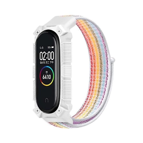 Fargerik nylonrem kompatibel med Xiaomi Mi Band 6 / 5 / 4 / 3