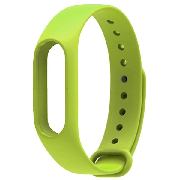 Vaaleanvihreä silikoninen ranneke, yhteensopiva Xiaomi Mi Band 2:n kanssa