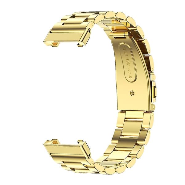 Guld Guld Rustfrit Stål Urrem kompatibel med Xiaomi Mi Band 7 Pro