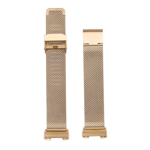 Guld Milanese urrem kompatibel med Fitbit Charge 4