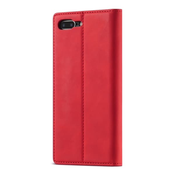 Etui til iPhone 16 Pro Max rød magnetisk mikrofiber
