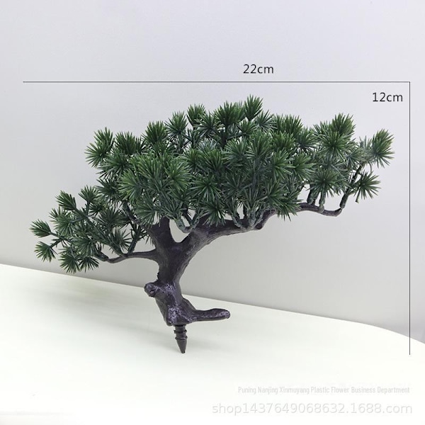 Kunstig Thuja Fyrretræ med Potte - Stueindretning og Stenbed Landskabsornament Bright red Single No. 34 Thuja sutchuenensis