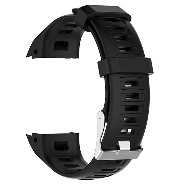 Sort Sort kompatibel med Garmin Instinct Silikone Armbåndsrem