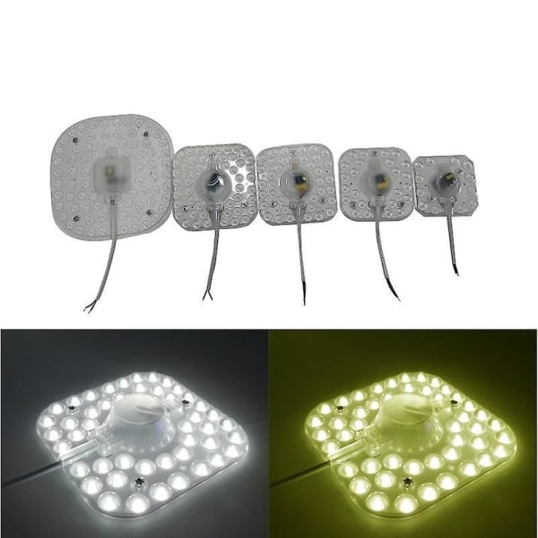 Led panellampor 220v tak optisk linsmodul lampa Cold White 18w