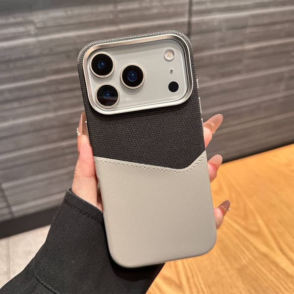 Etui til iPhone 17 Pro Max Magnetisk Skinntekstur Noz36886