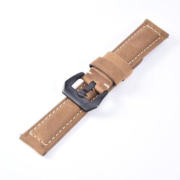 Ljusbrun Ljusbrun Frostat Läderarmband kompatibelt med Huawei Watch Gt