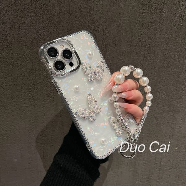 Fodral för iPhone 13 Pro Max Rhinestone Accent Noz36442