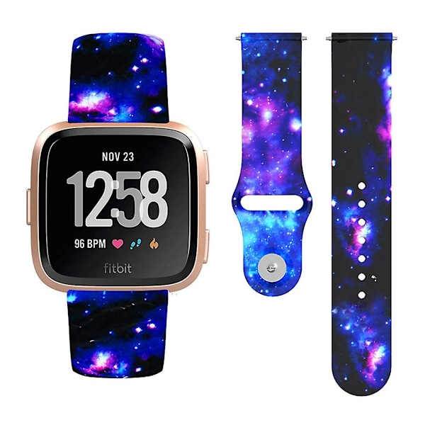 Stjerneklar Himmel Rem kompatibel med Fitbit Versa 2 / Lite