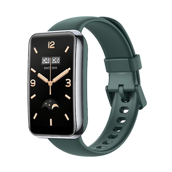 Vihreä TPU-kellonranneke, yhteensopiva Xiaomi Mi Band 7 Pron kanssa
