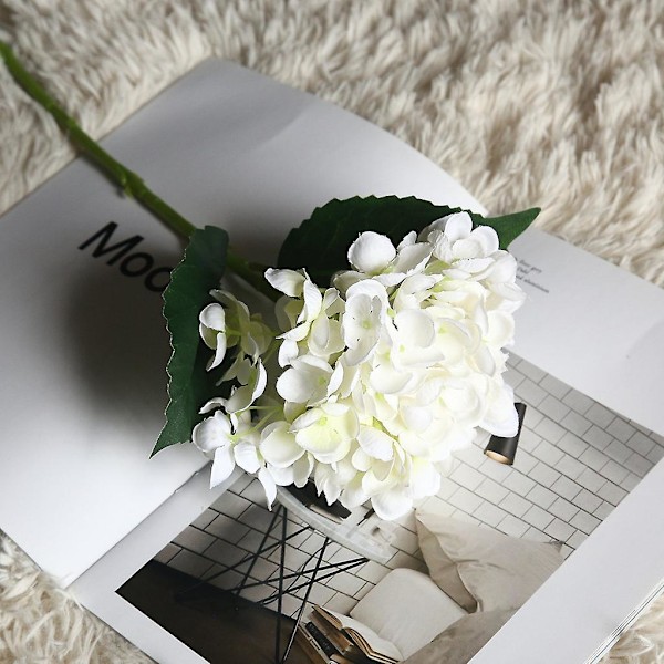 Konstgjord blomma hortensia Falsk sidenblomma Hem Bröllopsfest Blomsterdekor A