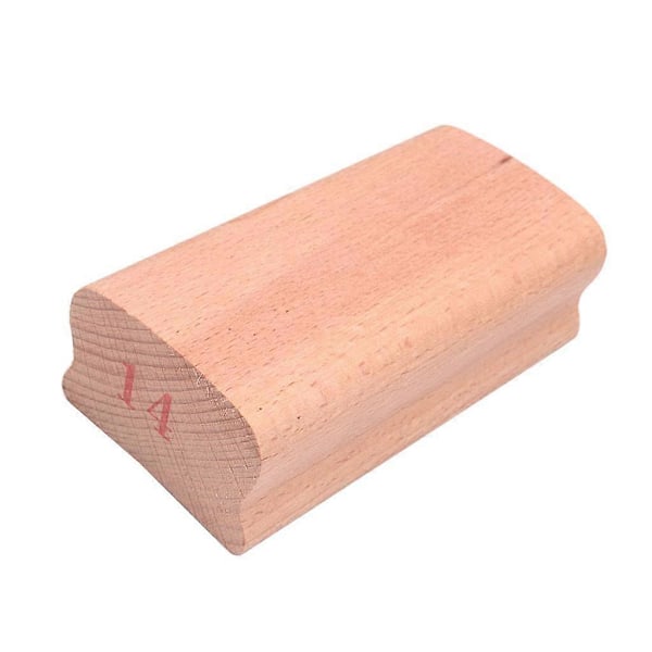 Puinen sädehiomalaikka otelaudan nauhojen tasoitukseen DIY kitaratyökalu 7.25'' 14inch