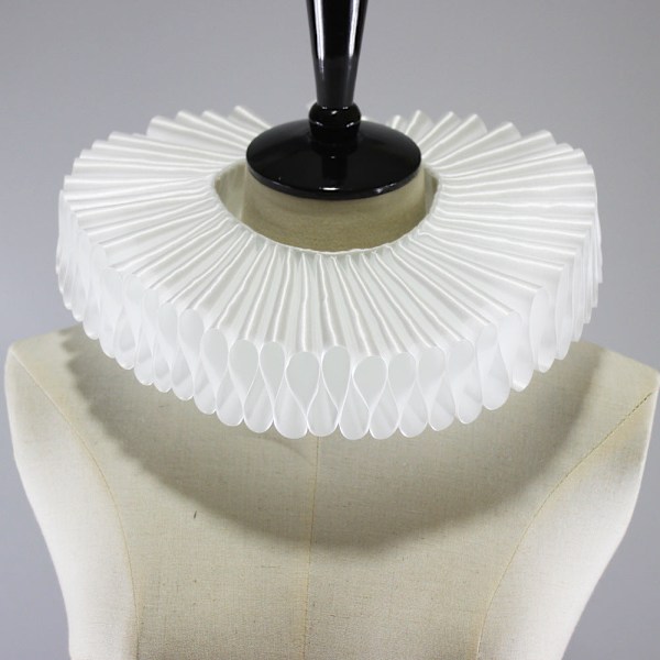 Dame falsk krage Avtakbar halv Klassisk Hmade Ruff Drama S Children's style