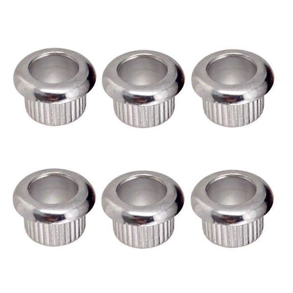6 stk. Elektrisk Gitar Stemmeskrue Foringssett for Les Paul Gitar Gullfarget Silver