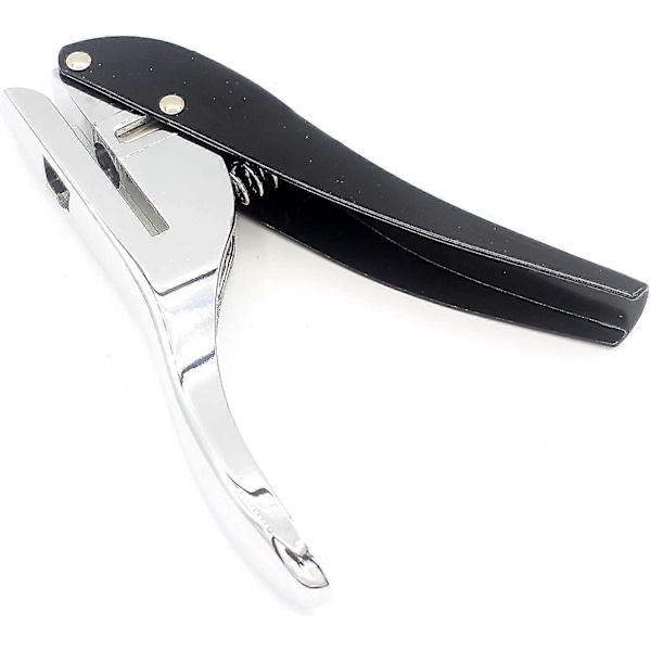 6mm Rund Silverfärgad Metall Hand Punch Enkelt Cirkulärt Hål För ID-kort Bricka Foton