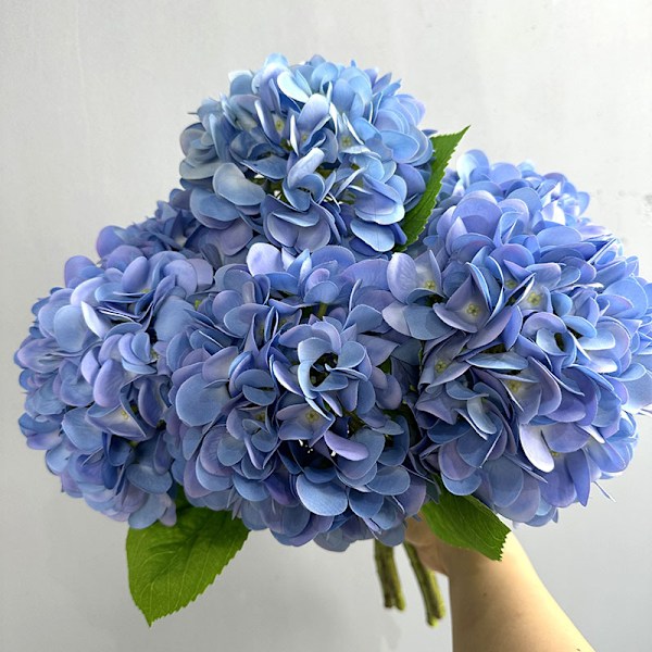 Keinotekoinen Hortensia DIY Hääkukkaseinäkoriste Tekokukkarekvisiitta green