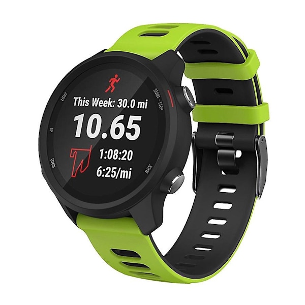 Grön Svart Grön Svart Klockarmband 20mm kompatibelt med Garmin Vivoactive 3 / Venu