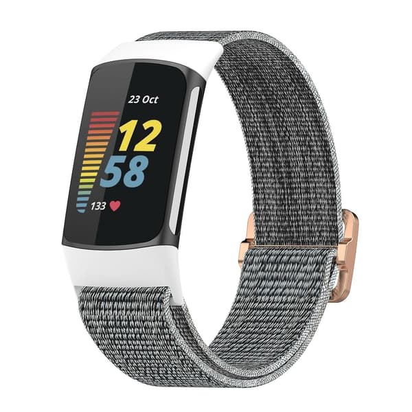 Seashell Seashell Nylon Urrem kompatibel med Fitbit Charge 5