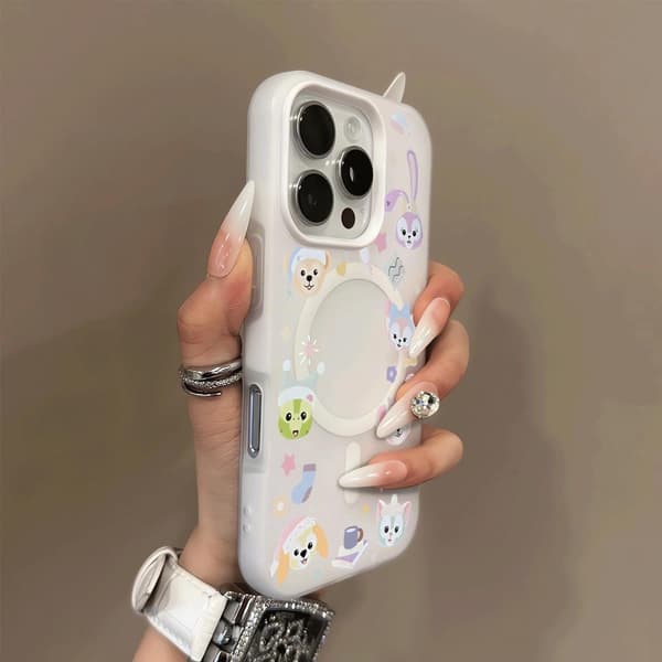 Kotelo iPhone 13 Pro Max Magnetic White Noz29543