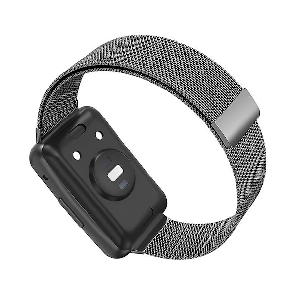 Titaniumgrå Titaniumgrå kompatibel med Huawei Watch Fit Milanese Klockarmband