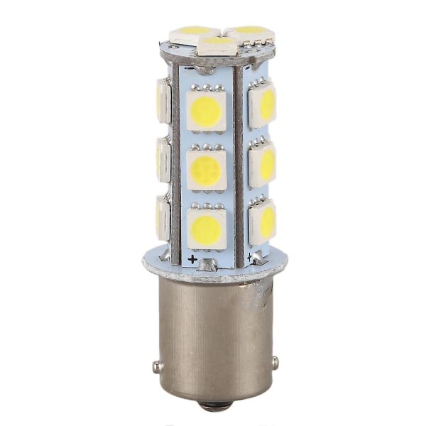 Ny Vit 1156 P21w Ba15s R10w 18 Led 5050 Smd Bakbroms Signal Side Light Bulb 12v