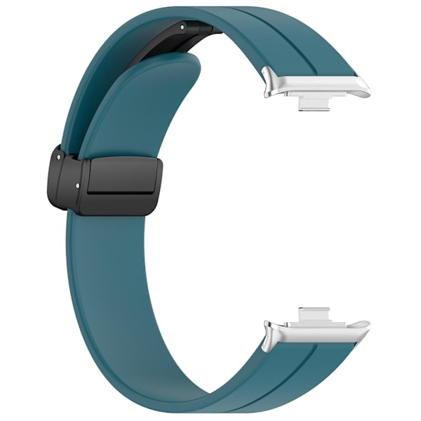 Cyan Cyan Magnetisk Spænde Silikonerem kompatibel med Xiaomi Mi Band 8 Pro