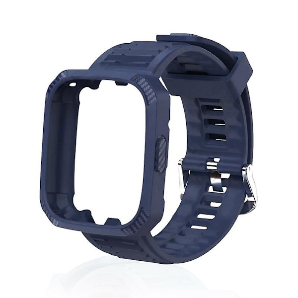 Mørkeblå Mørkeblå Integrert Silikonklokkereim kompatibel med Redmi Watch 3