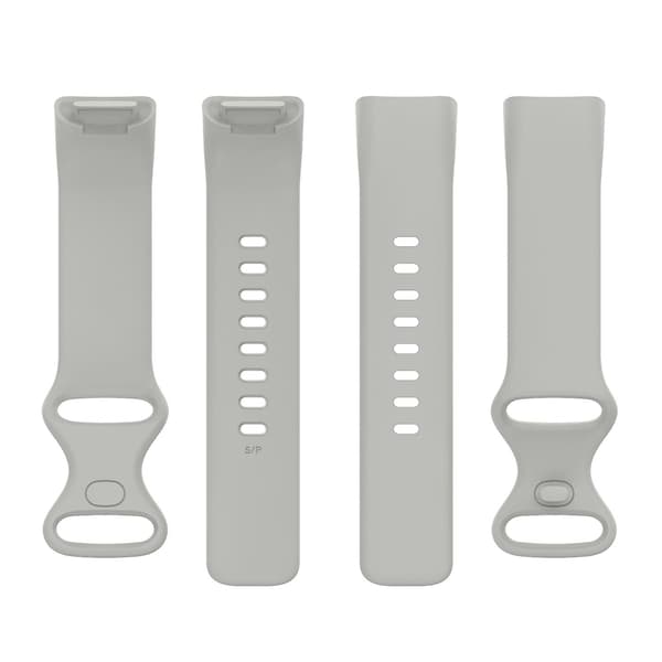 Rock Grey Rock Grey kompatibel med Fitbit Charge 5 Silikone Urrem S