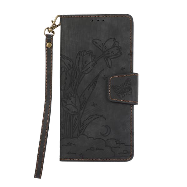 Etui til iPhone 13 Mini sort Flip Strap