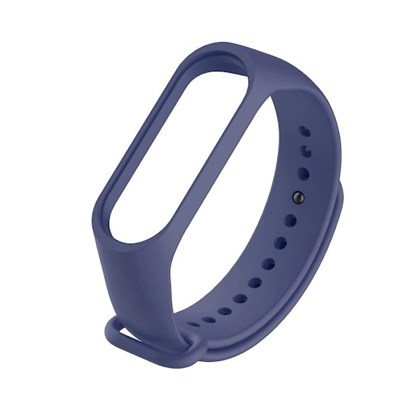 2 i 1 Silikon Klokkereim med TPU Skjermbeskytter kompatibel med Xiaomi Mi Band 4 (Svart)