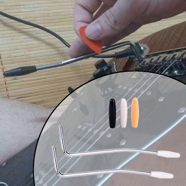 Whammy-sillan vipuvarsi Tremolo-kahvan korvaava soitin kitaran osat lisävaruste Tremolo-varsi kitaran metallitanko 2 Pieces
