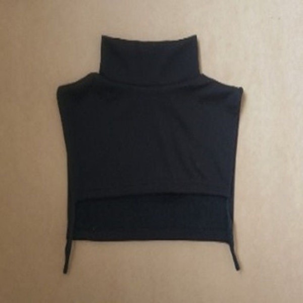 Naisten tekokaulus Koristeellinen Unisex-huivi Villapaita Keep Wa Black L size less than 75kg