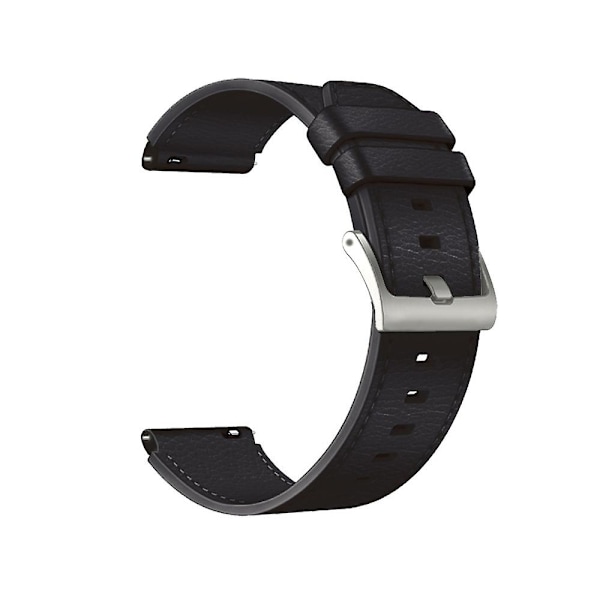 Musta musta nahkainen kellonranneke, yhteensopiva Huawei Watch Gt2 Pron kanssa