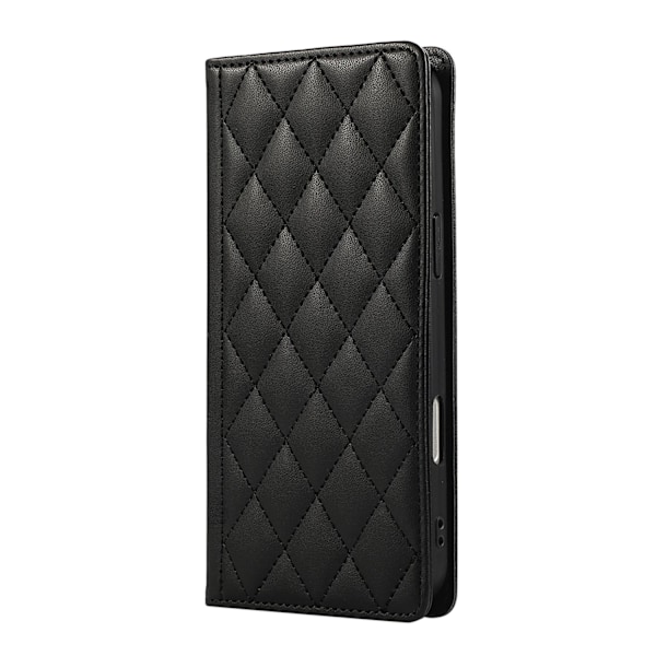 Kotelo iPhone 16pro max mustalle, magneettinen sisäkorttipidike timantti Lompakko korttipidike läppä, ulkomaan versio