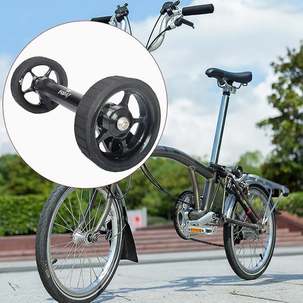 Ny Poday Folding Bike Easy Wheel Extension Bar med Easy Wheel A